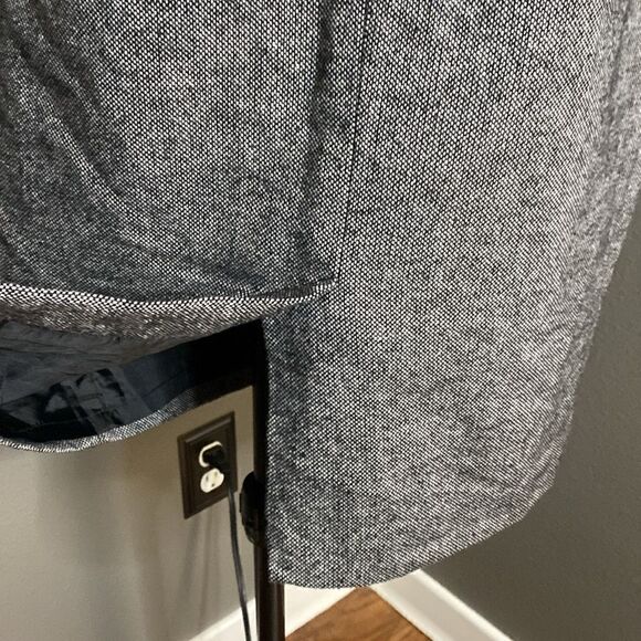 Ann Taylor Tweed Black White Pencil Skirt Wool blend - Picture 7 of 12